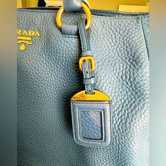 Prada BN2522 Vitello Daino Leather Cobalt - Picture 7 of 15